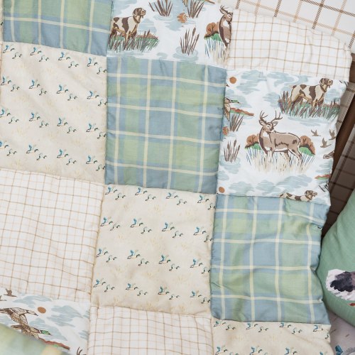 Organic Cotton Baby Quilt | Autumn Hunt