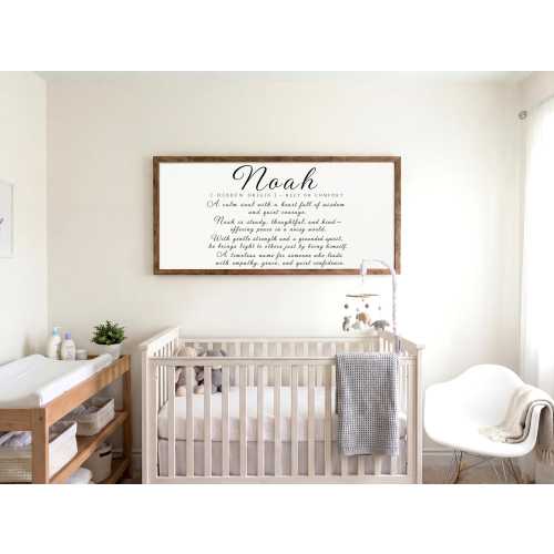 Personalized Name Meaning Wooden Sign