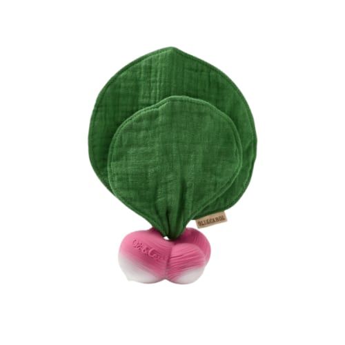 Oli & Carol Ramona the Radish - Mini Doudou Teether Lovey – The Natural Baby Company