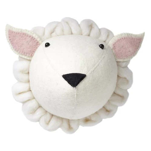 Fiona Walker Mini Felt Animal Head Sheep