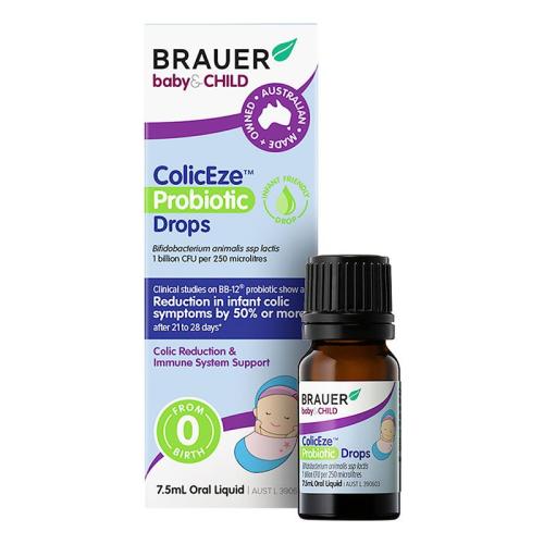 Brauer ColicEze Probiotic Drops For Infants 7.5ml