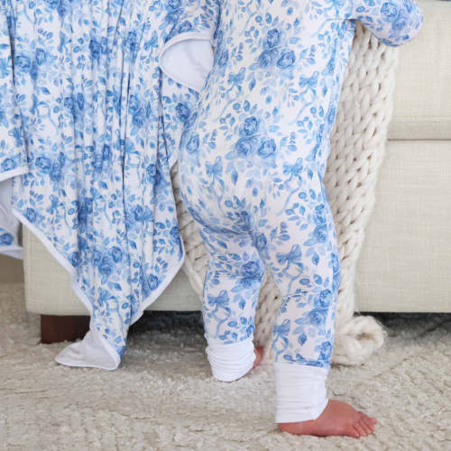 Betsy's Blooms Convertible Zip Romper