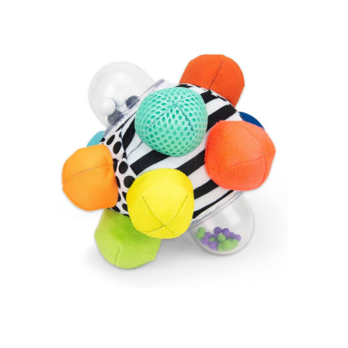 Sassy Developmental Bumpy Ball, Easy to Grasp Bumps Help Develop Motor Skills, Ages 6+ Months
