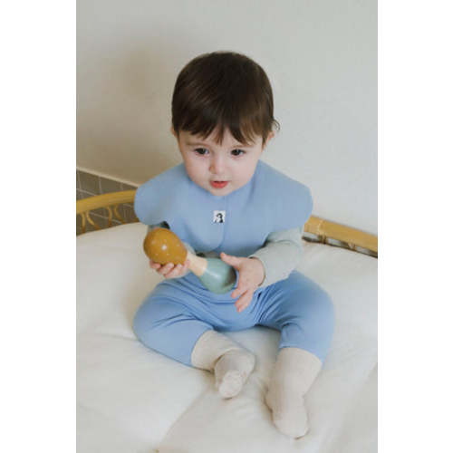 [Set] Modal High Waist Leggings & Rolling Bib 2P – Konny Baby