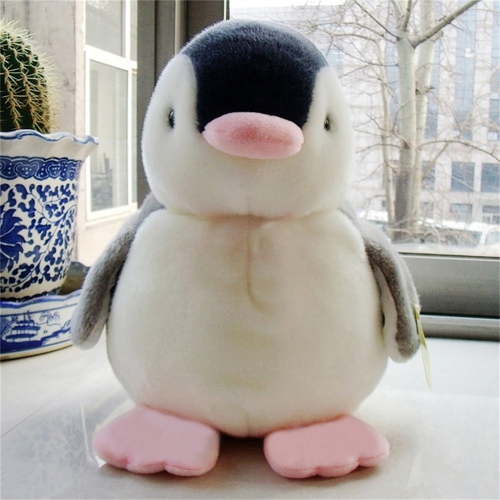Baby Penguin Plush Toy Interactive Sound Stuffed Animal Soft Sensory Doll for Newborns Infant Tummy Time Play Early Learning Gift