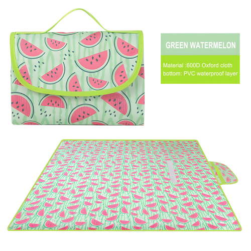 Picnic Blanket Outdoor Mat, Water-resistant Sand-free Design, Easy Clean Portable Camping , Large Family Beach Blanket for Travel, Topliu