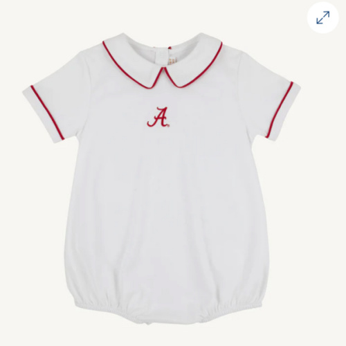 Alabama Short Sleeve Biltmore Bubble - Worth Avenue White