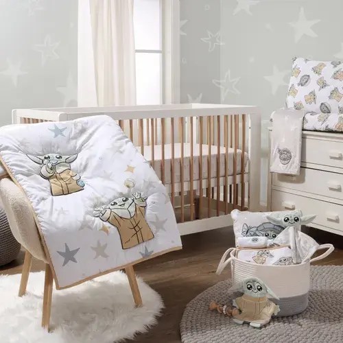 Disney Bedding Set 4 Piece Set Grogu | Baby Bunting AU