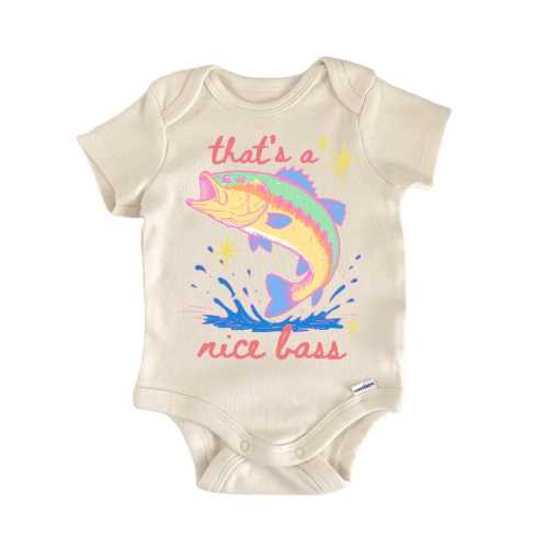 Summer Fishing Nice Bass Baby Gift Baby Onesie® Bodysuit