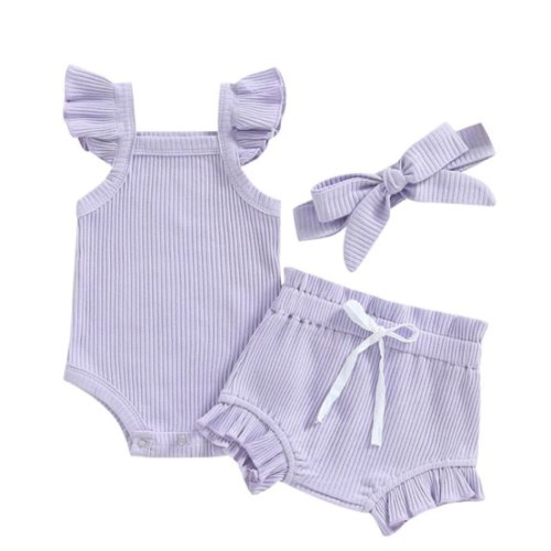 Pastel Ruffle Onesie Set – The Ollie Bee