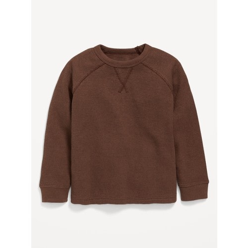 Long-Sleeve Thermal Knit T-Shirt for Toddler Boys