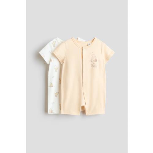 2-PACK PRINTED COTTON PAJAMA JUMPSUITS