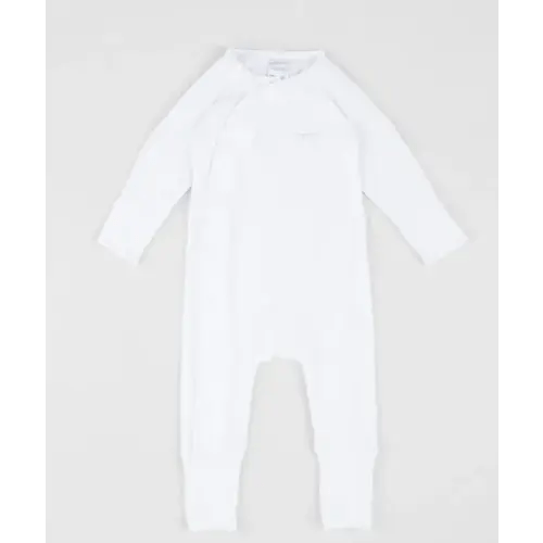 Bonds Pointelle Coverall White | Baby Bunting AU