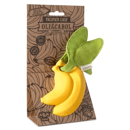 Oli&Carol - Ana Banana Pacifier Case