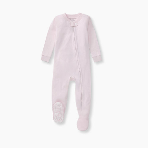 Burt's Bees Baby Honeysoft™ Buttery Soft Lyocell and Organic Cotton Blend Sleeper Footed Zip Up - Sweet Lavender, 0-3 M