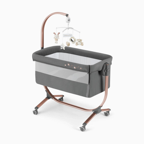 Sorelle Cullami Bassinet and Co-Sleeper - Rose Gold/Gray