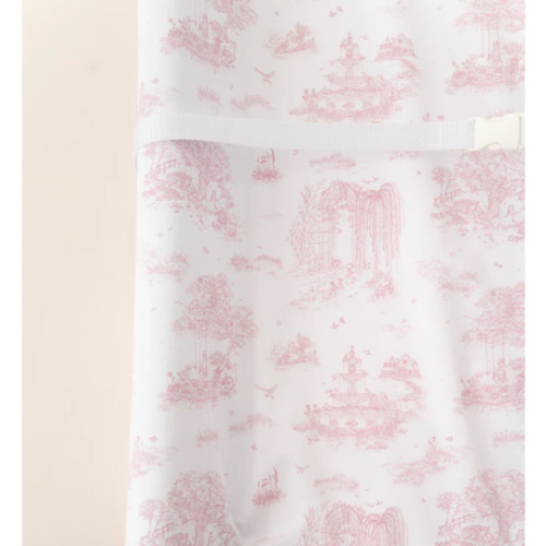 Spring Toile Pink Contour Change Pad | The Gilded Bird – The Gilded Bird US