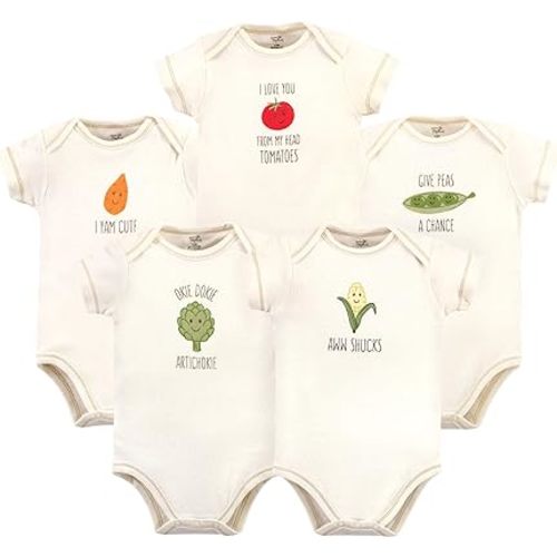 Touched by Nature Unisex Baby Organic Cotton Bodysuits