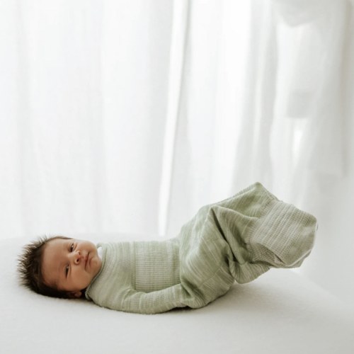 Bamboo Blend Sage Swaddle Sleep Sack – Swaddelini