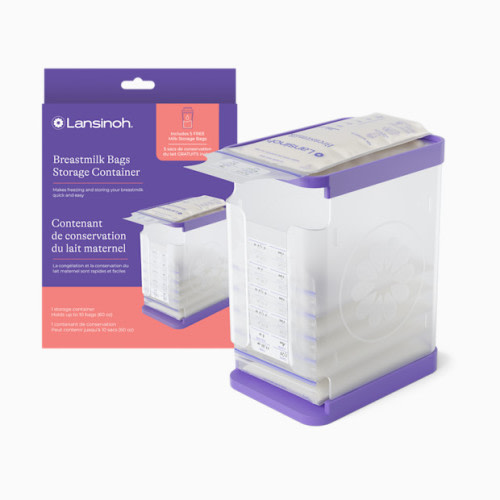 Breastmilk Storage Container with Quick-Freeze Tray