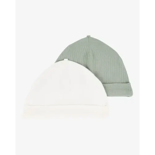 Baby 2-Pack PurelySoft Caps - Green/White - Carter's | Carter's