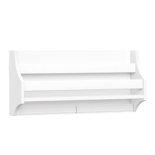 RiverRidge Home Wall Mount Bookshelf with 2 Kids' Art Display Bars