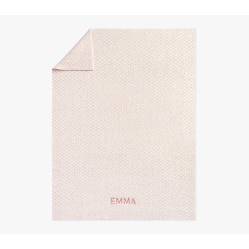 Plush Diamond Knit Baby Blanket