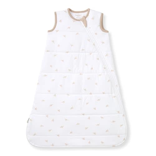 Burt's Bees Baby Organic Beekeeper Infant Wearable Blanket, Unisex Swaddle | Cozy 2-way zip sleep sack is available in lightweight 0.5 TOG or medium weight 1.5 TOG options for a great night's sleep