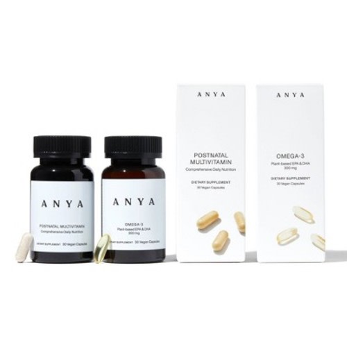 Anya Postnatal Multivitamin + Omega-3 Capsules - 60ct
