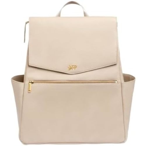 Freshly Picked Leather Diaper Bag Backpack, Large Capacity with Insulated Pockets