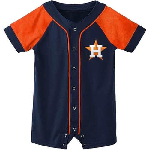 Outerstuff MLB Unisex-Baby Newborn & Infants 0-24 Months Little Slugger Creeper Bodysuit Romper