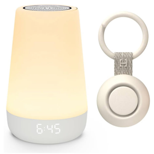 Hatch for Baby Sleep Bundle: Home & Travel Sound Machines Includes Rest 2nd Gen and Portable Hatch Go (Peach)