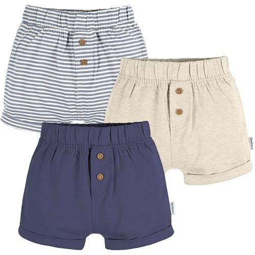 Gerber Baby-Boys 3-Pack Knit Shorts