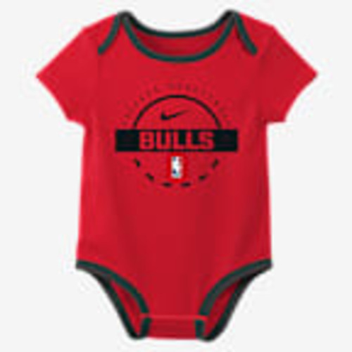 Chicago Bulls Baby Nike NBA Bodysuit Set (2-Pack). Nike.com