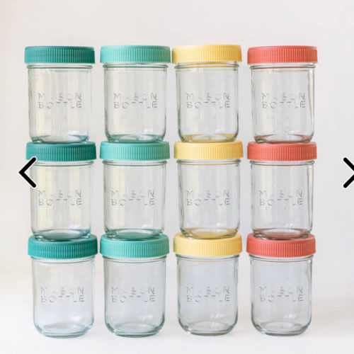 Breastmilk Storage Jar Set – Mason Bottle