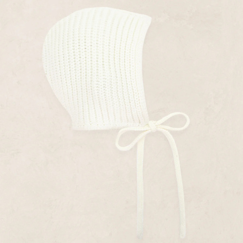 Knit Bonnet - Ivory