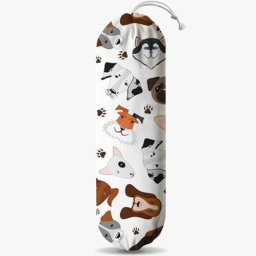 Animal Plastic Bag Holder, Reusable Shopping Bags Storage Organizer Dispenser, Wall Mount Plastic Bag Holders for Grocery Bags, Beach Home Laundry Room Kitchen Decor, Gifts for Women