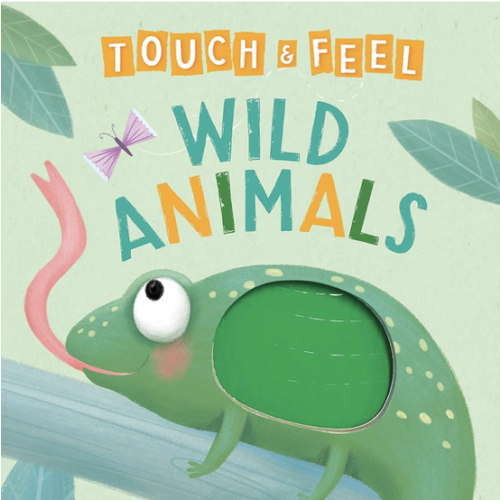 Wild Animals: A Touch and Feel Book - Children's Board Book - Educational