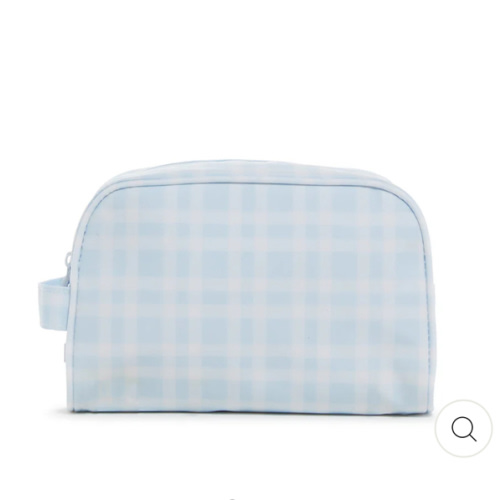 Stow It - Pimlico Plaid Blue Dopp Bag