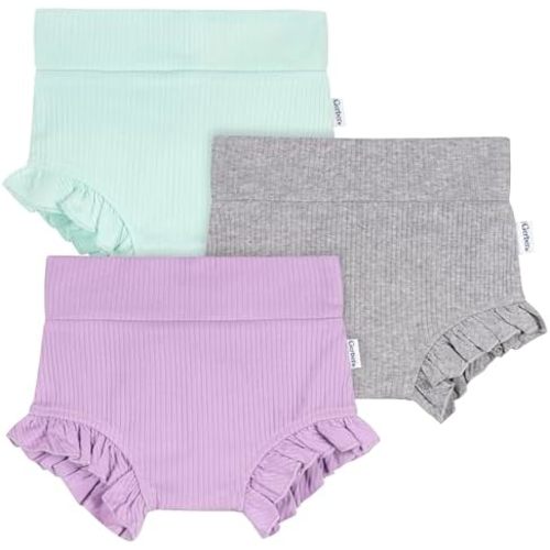 Gerber Baby Girls' 3-pack Bubble Shorts