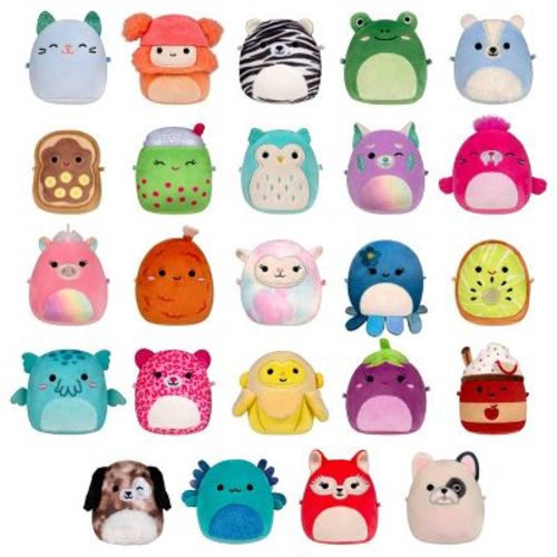 Squishmallows 2.5" MicroMallows Blinds Stuffed Animal: Plush Kids Toy, Polyester, Animal Design Varies