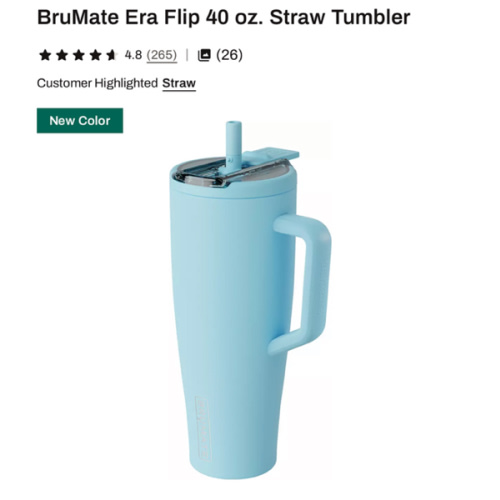 BruMate Era Flip 40 oz. Straw Tumbler | Dick's Sporting Goods