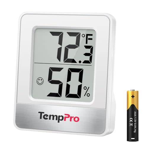 TempPro TP49 Digital Hygrometer Indoor Thermometer | Humidity Meter Room Thermometer with Temperature and Humidity Monitor Mini Hygrometer (Previously ThermoPro)