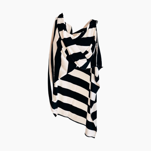 Zalamoon Tie Nursing Shawl - Stripes, Os