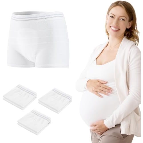 PADRAM Disposable Mesh Underwear Postpartum Hospital Mesh Panties for C-Section High Waist Mesh Postpartum Underwear
