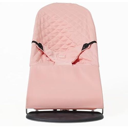 Fabric seat for Bouncer Belltop Compatible with Babyjörn Bouncer (Cover, seat): Balance, Soft & Bliss. Cover for Baby Bouncer. Baby seat for Hammock: Ergonomic fit. Hypoallergenic Poly Cotton - Pink
