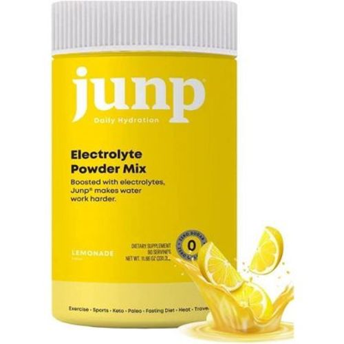 Junp Hydration Flavored Electrolyte Powder, Electrolytes Drink Mix, Zero Calories or Sugar - 90 Servings