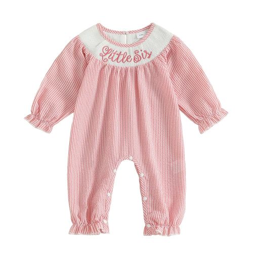 Newborn Baby Girl Going Coming Home Outfit Ruffle Plaid Romper Cute Jumpsuit Smocked Clothes Vintage Outfits