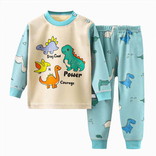 HCNTES Toddler Baby Boy Fall Winter Clothes Long Sleeve Sweatshirt Pants Sweatsuit Set Outfit(12-18 Months,Mint Green_5)
