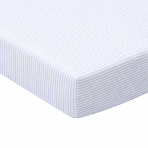 Baby Stripes Crib Sheet - Blue